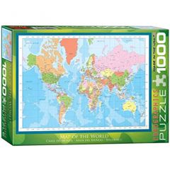 Map of the World, puzzle 1000 palaa