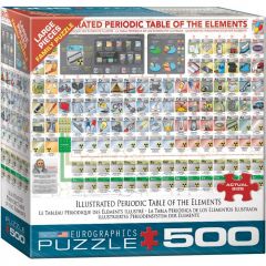 Illustrated Periodic Table of the Elements, puzzle 500 palaa