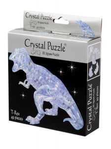 Crystal puzzle T-Rex clear