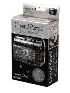 Crystal Puzzle musta aarrearkku